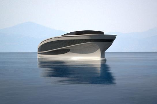 philippe starck yacht. “A” Philippe Starck….more like